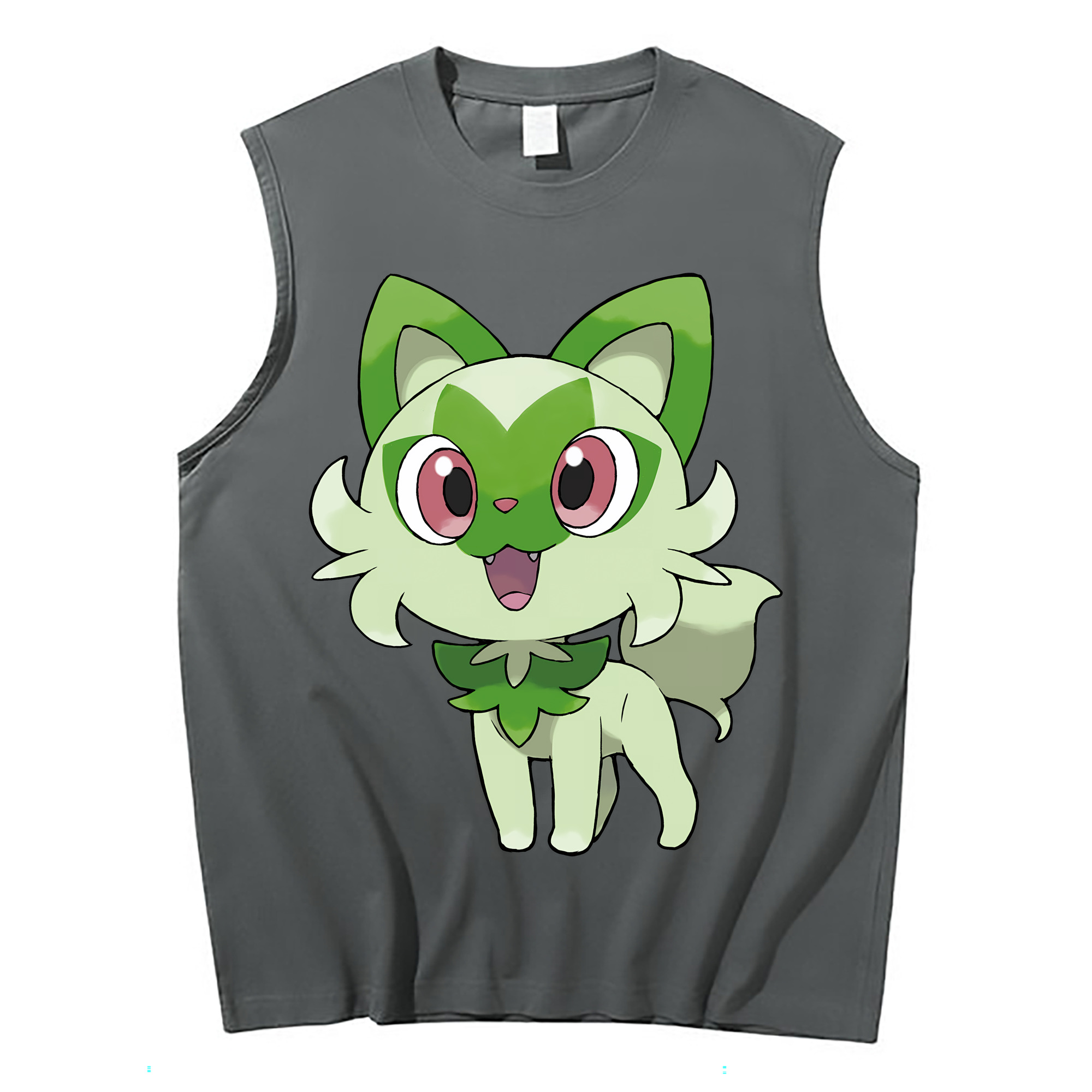 （画像用） ポケットモンスター Pokémon コットン100％タンクトップ（フロントプリント）